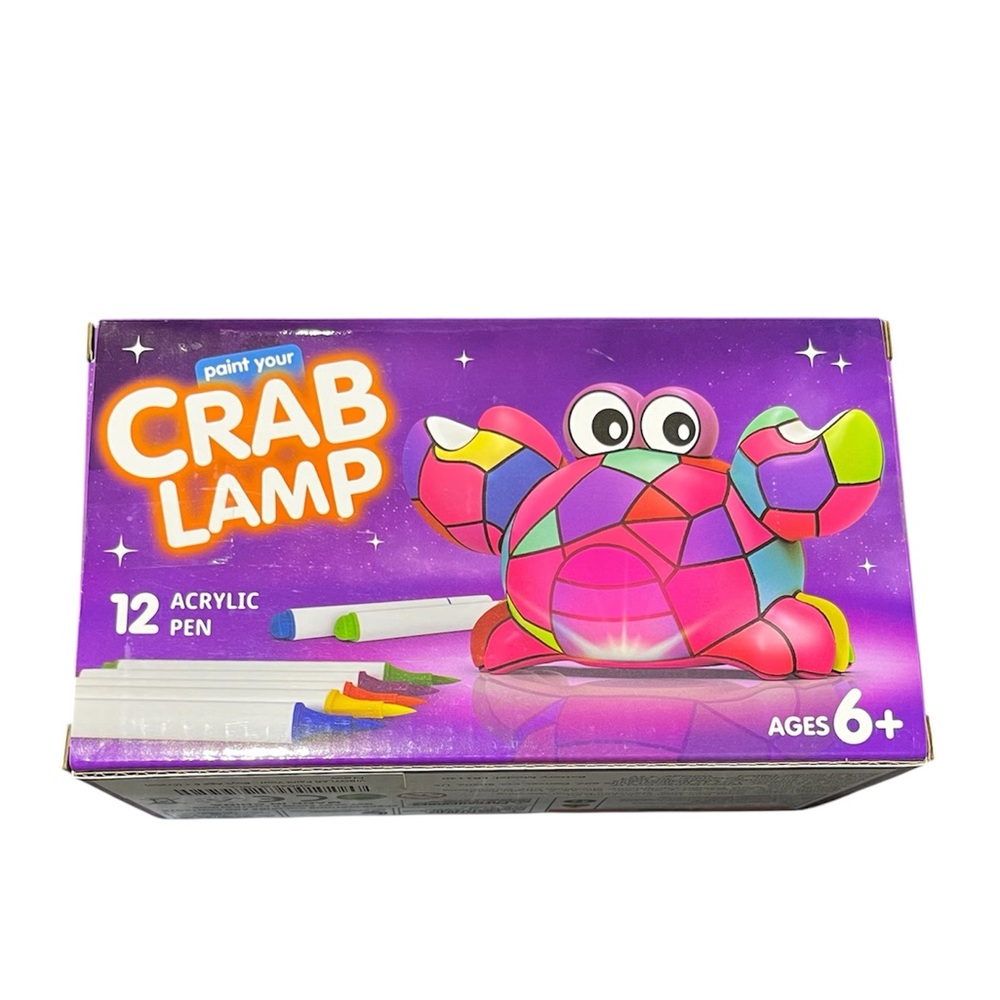 Paint Your Own Crab Lamp Kit